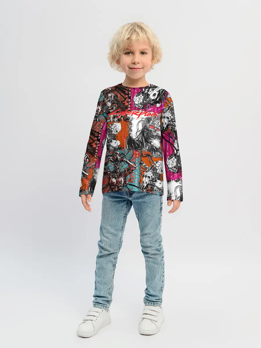 Детский лонгслив / Cyberpunk 2077