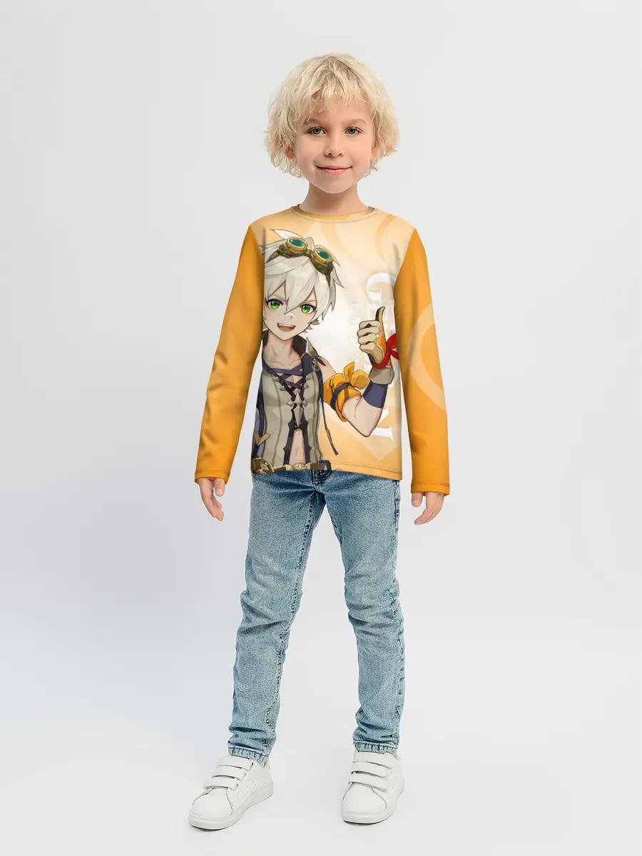 Детский лонгслив / GENSHIN IMPACT, БЕННЕТ