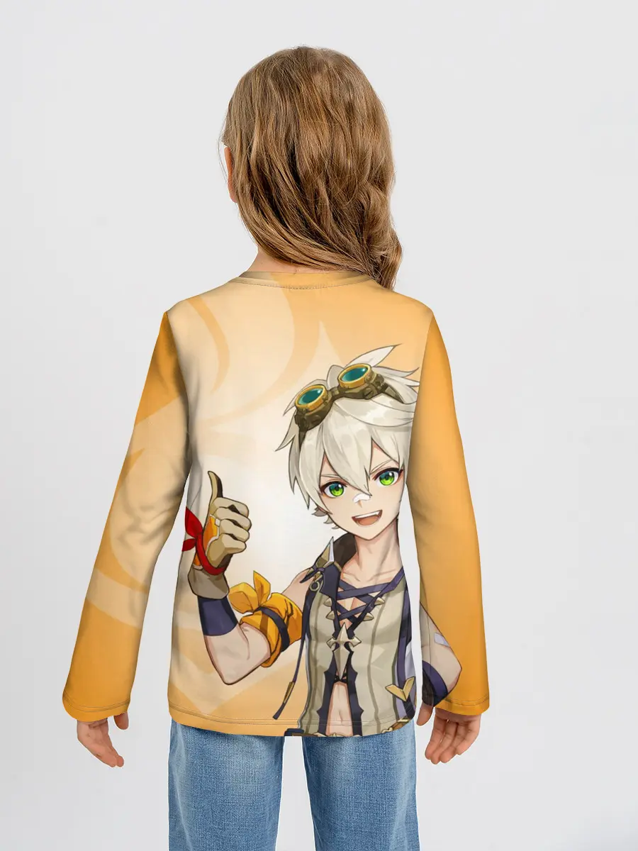 Детский лонгслив / GENSHIN IMPACT, БЕННЕТ