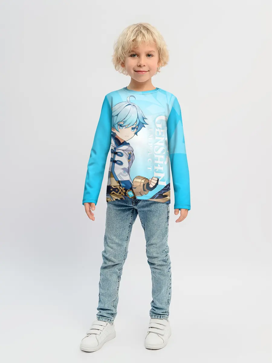 Детский лонгслив / GENSHIN IMPACT, ЧЖУН ЮНЬ