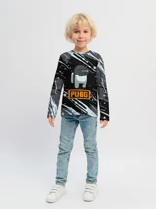 Детский лонгслив / Battle Royale - PUBG.
