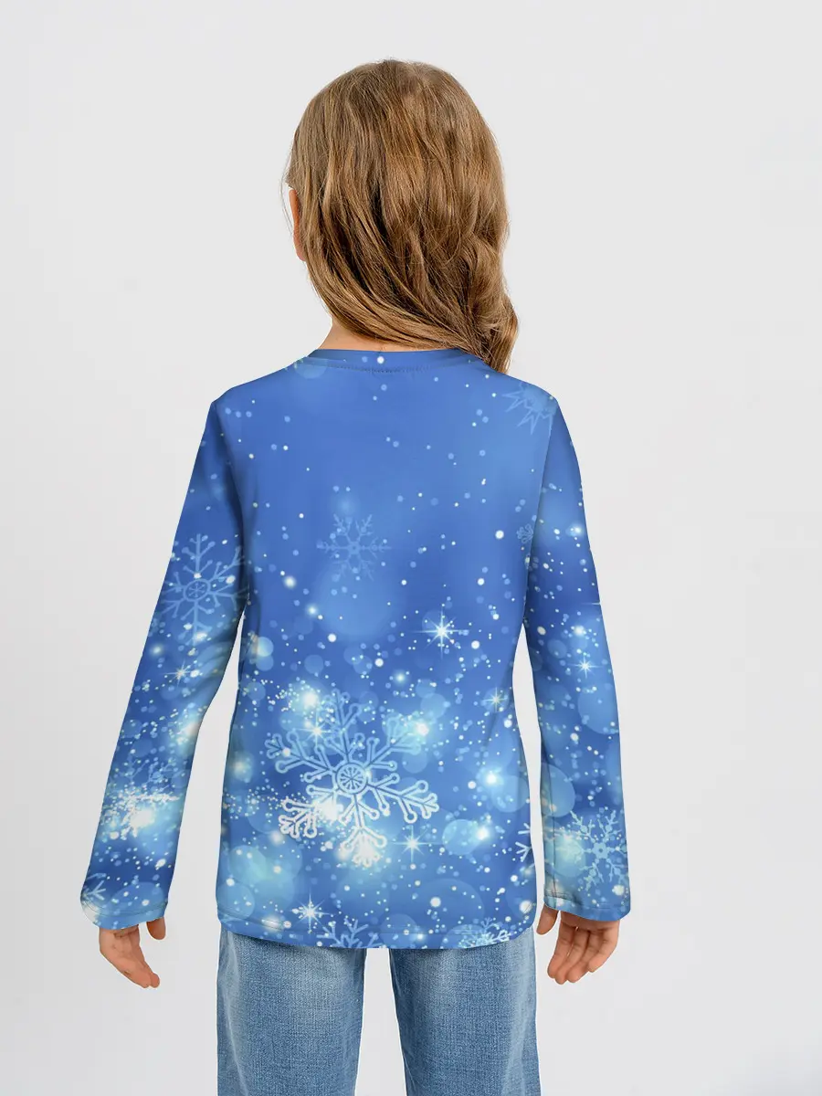 Детский лонгслив / Among Us New Year