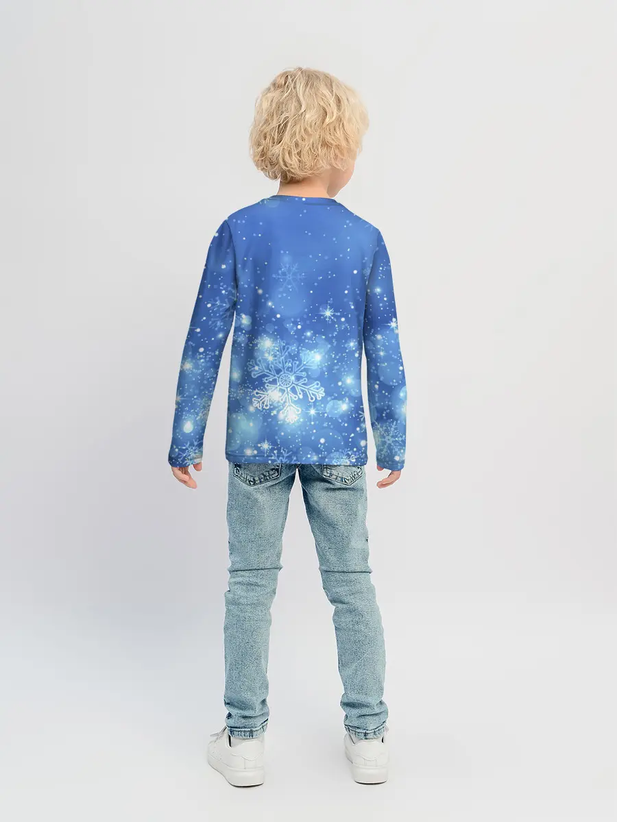 Детский лонгслив / Among Us New Year