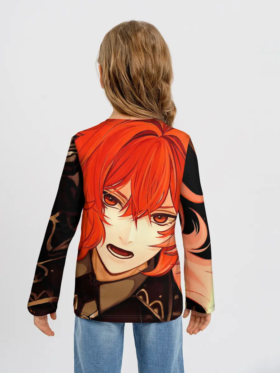 Детский лонгслив / GENSHIN IMPACT DILUC