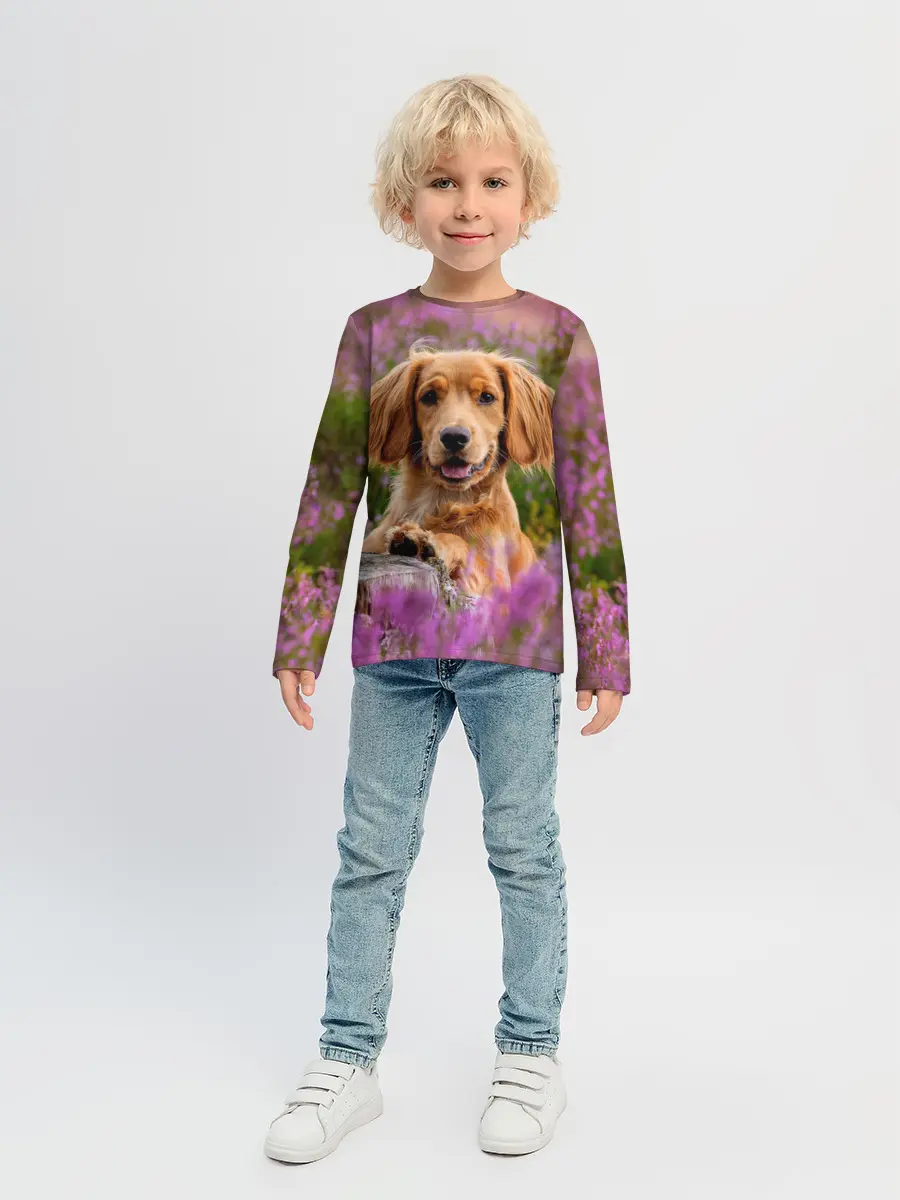 Детский лонгслив / Dog