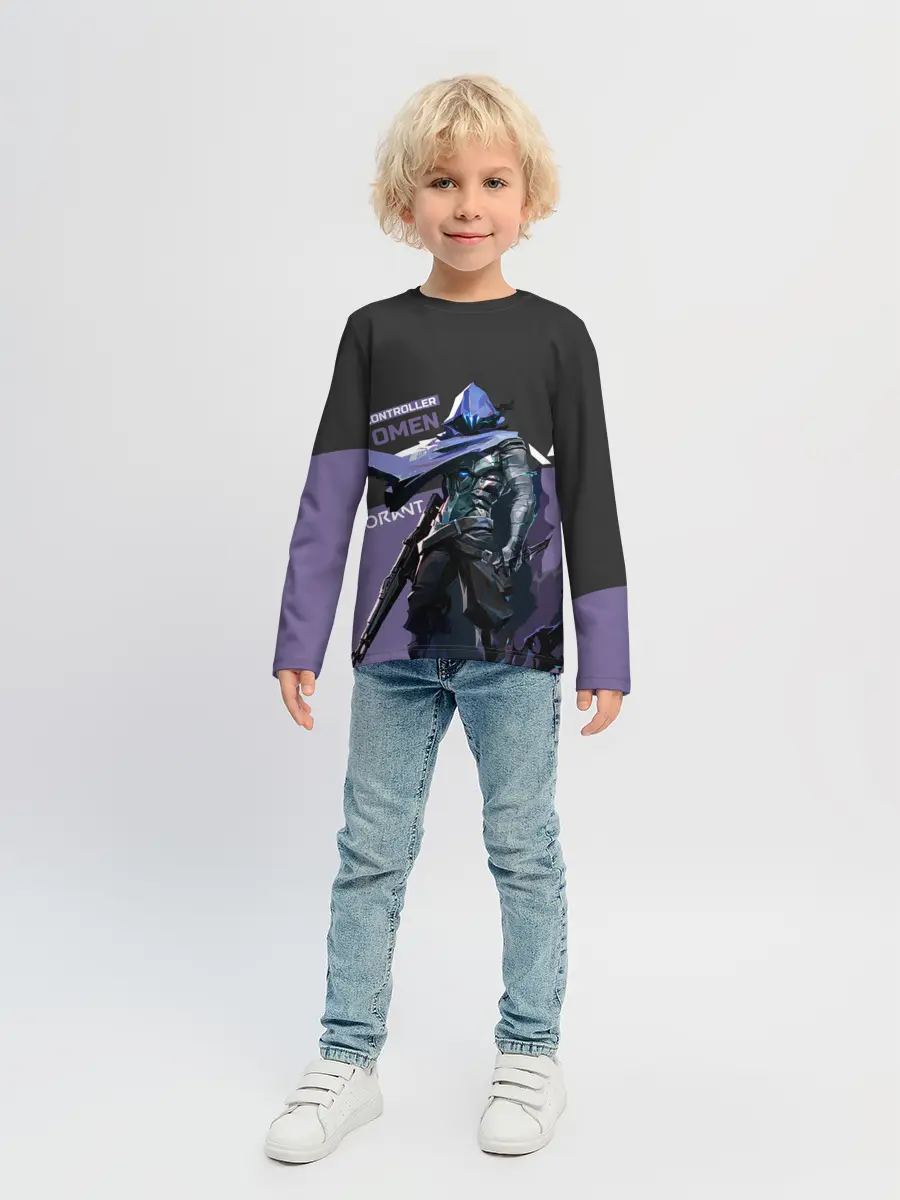 Детский лонгслив / Valorant - Omen