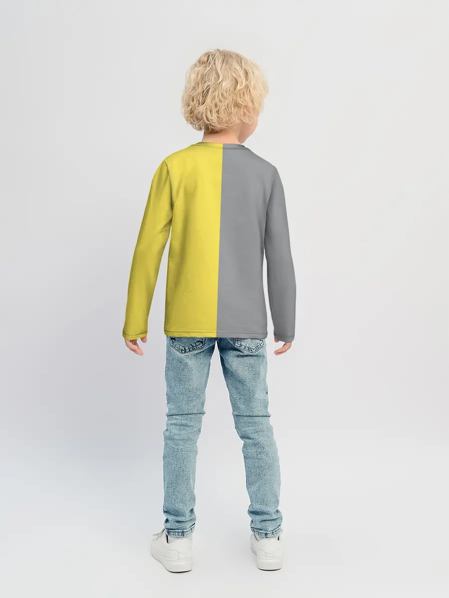 Детский лонгслив / Ultimate Grey X Illuminating