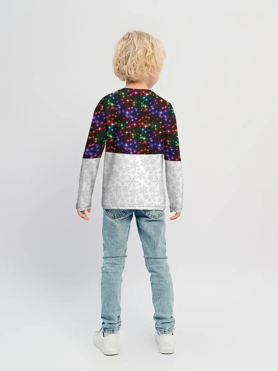 Детский лонгслив / Новый Год