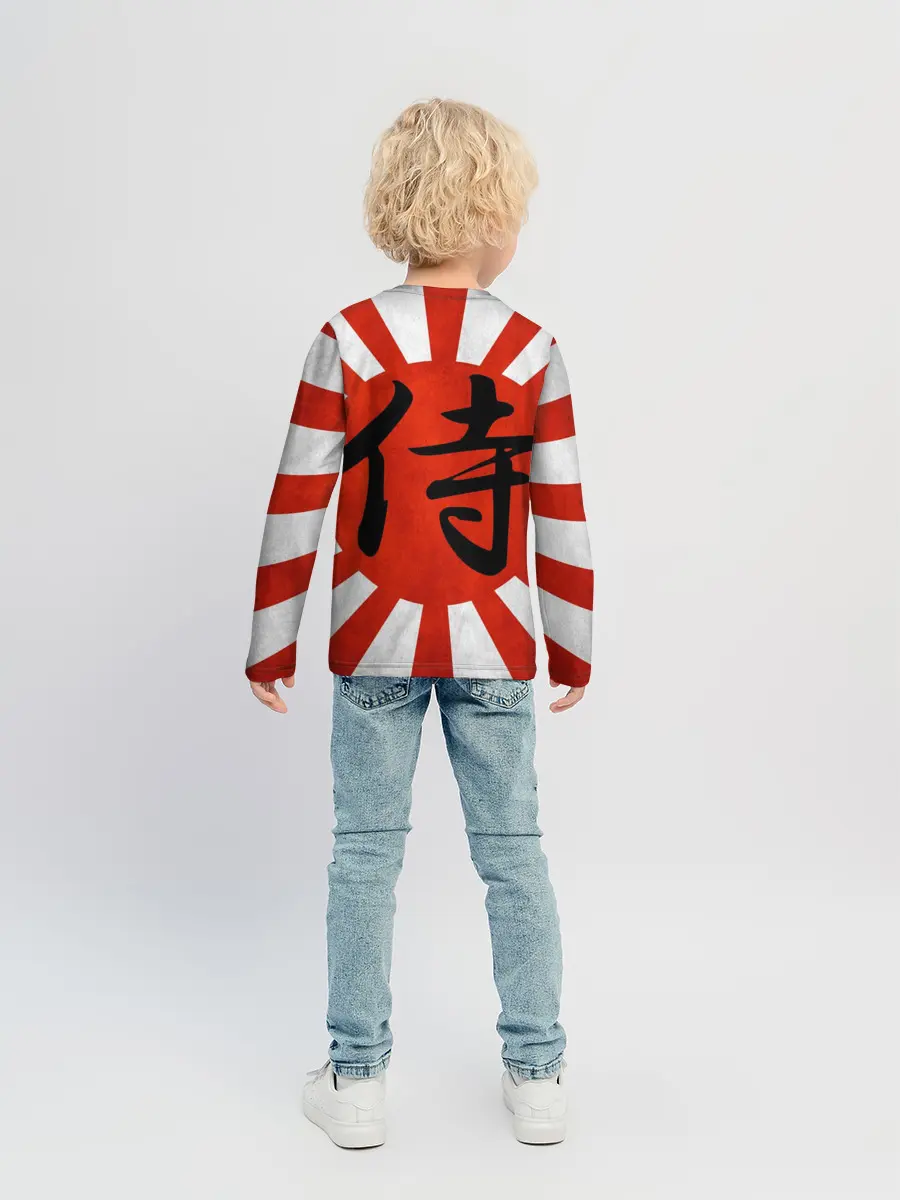 Детский лонгслив / Sun samurai