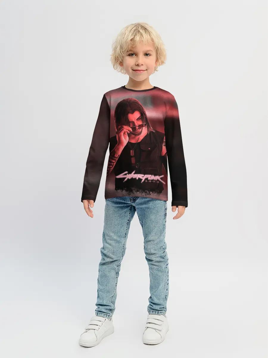 Детский лонгслив / Johnny Silverhand Cyberpunk