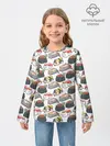 Детский лонгслив / Котики | Суши