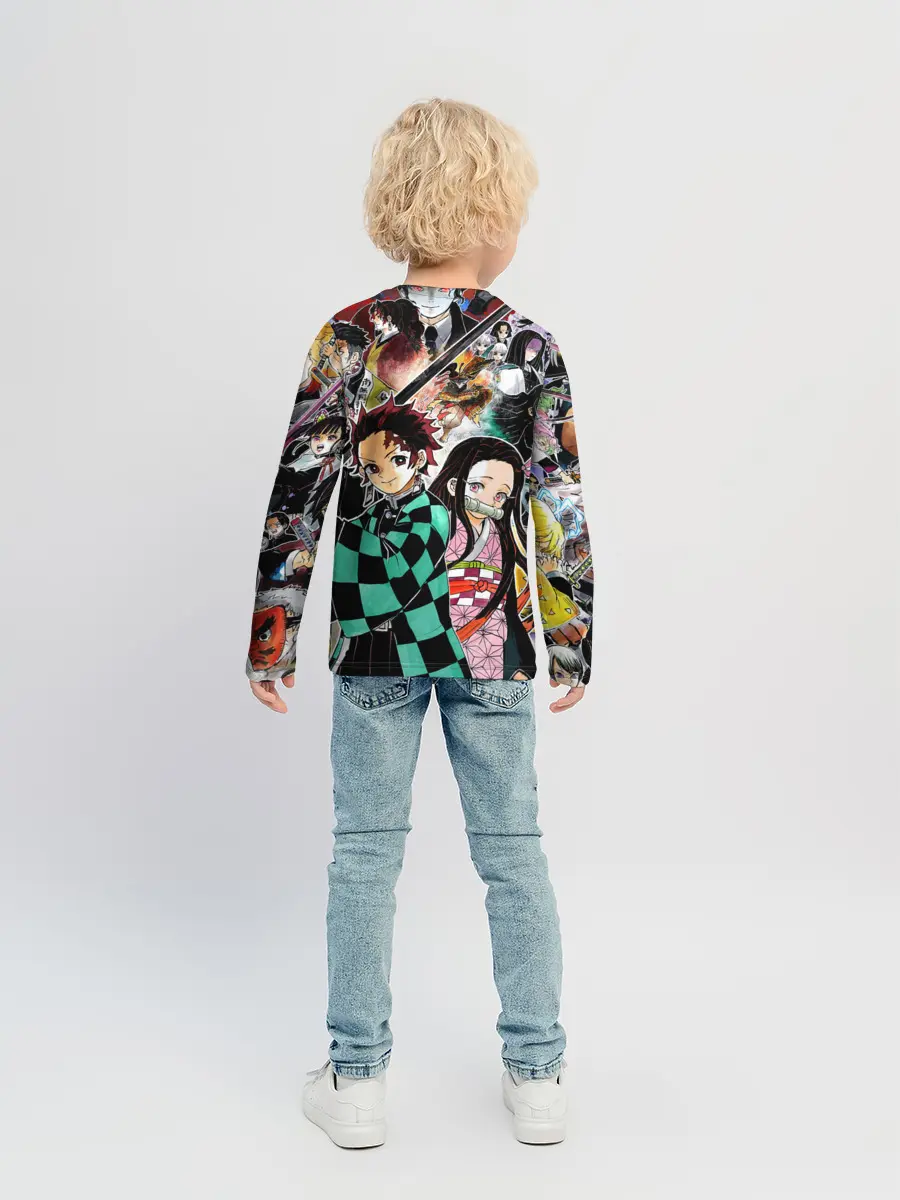 Детский лонгслив / Клинок рассекающий демонов