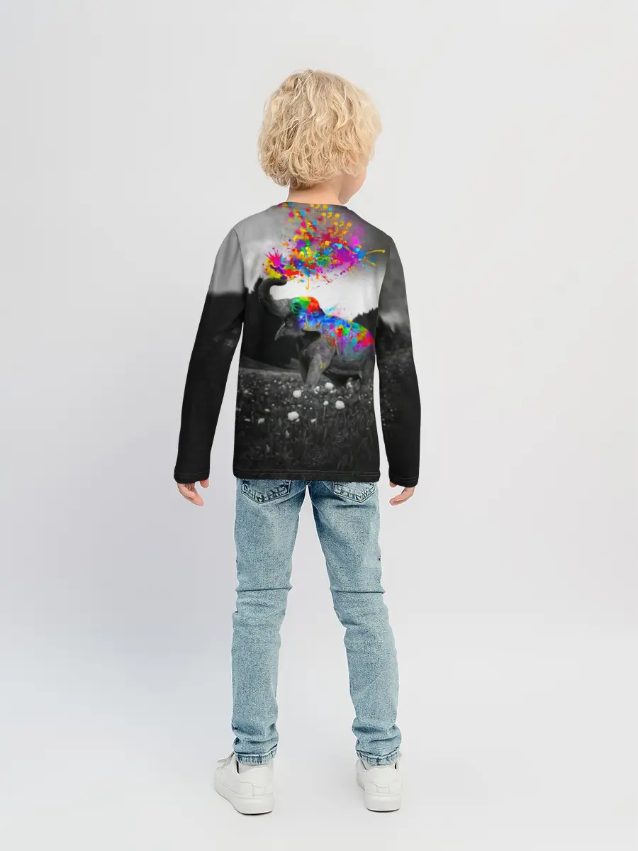 Детский лонгслив / Слон