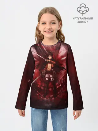 Детский лонгслив / Эрен Йегер или Титан?