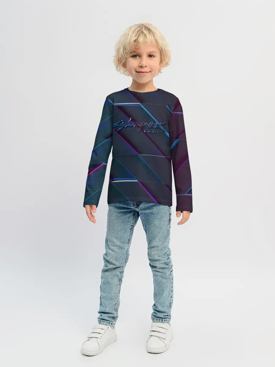 Детский лонгслив / Cyberpunk 2077