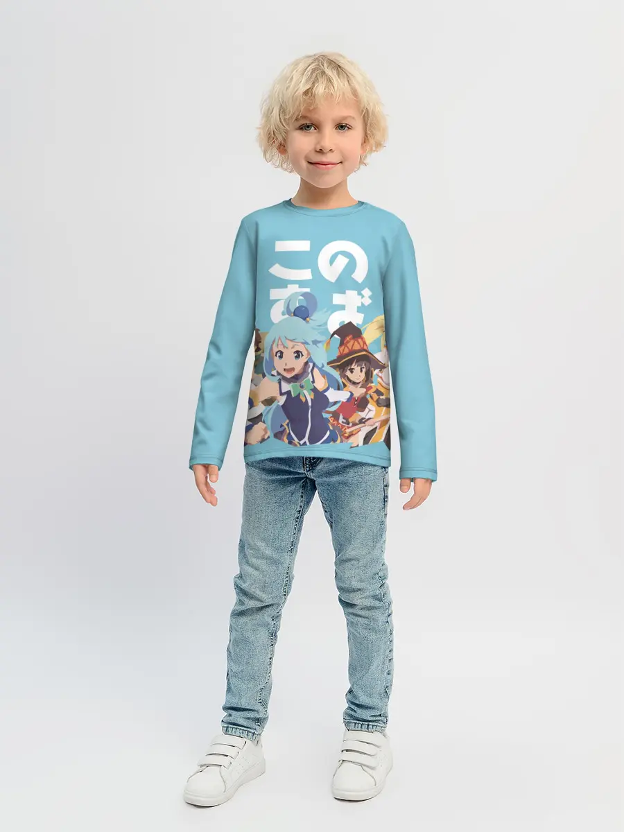 Детский лонгслив / KonoSuba заставка