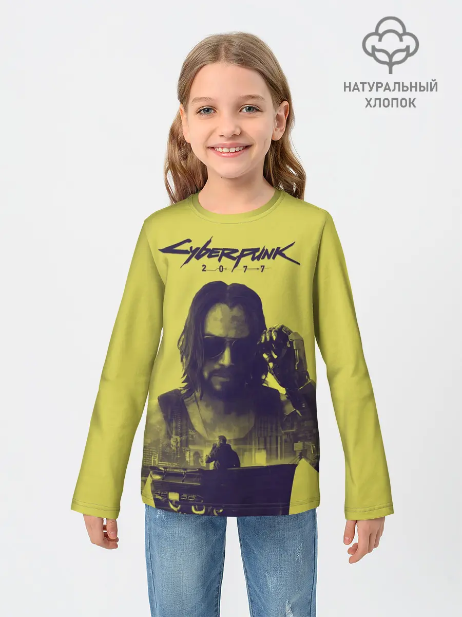 Детский лонгслив / Cyberpunk 2077