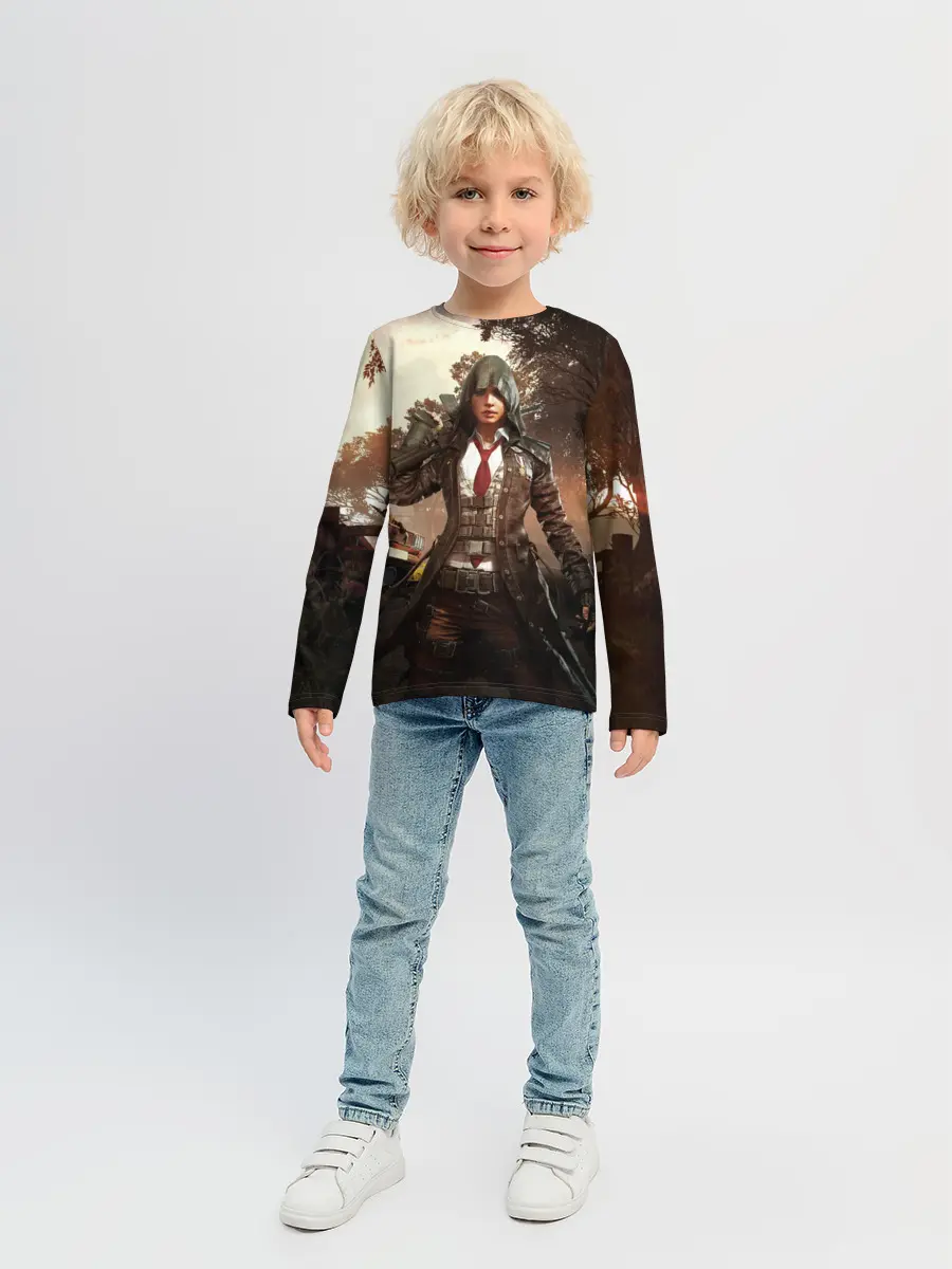 Детский лонгслив / PUBG