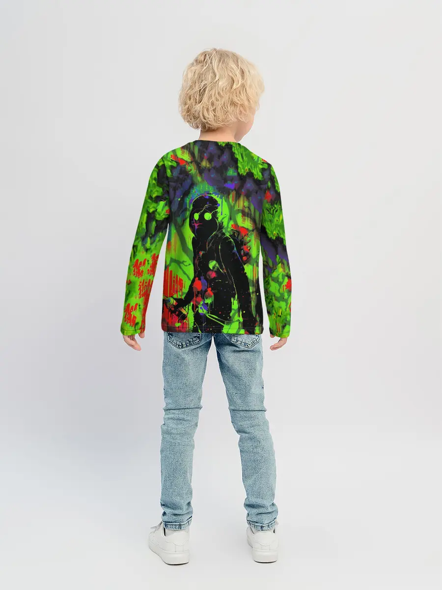 Детский лонгслив / Граффити