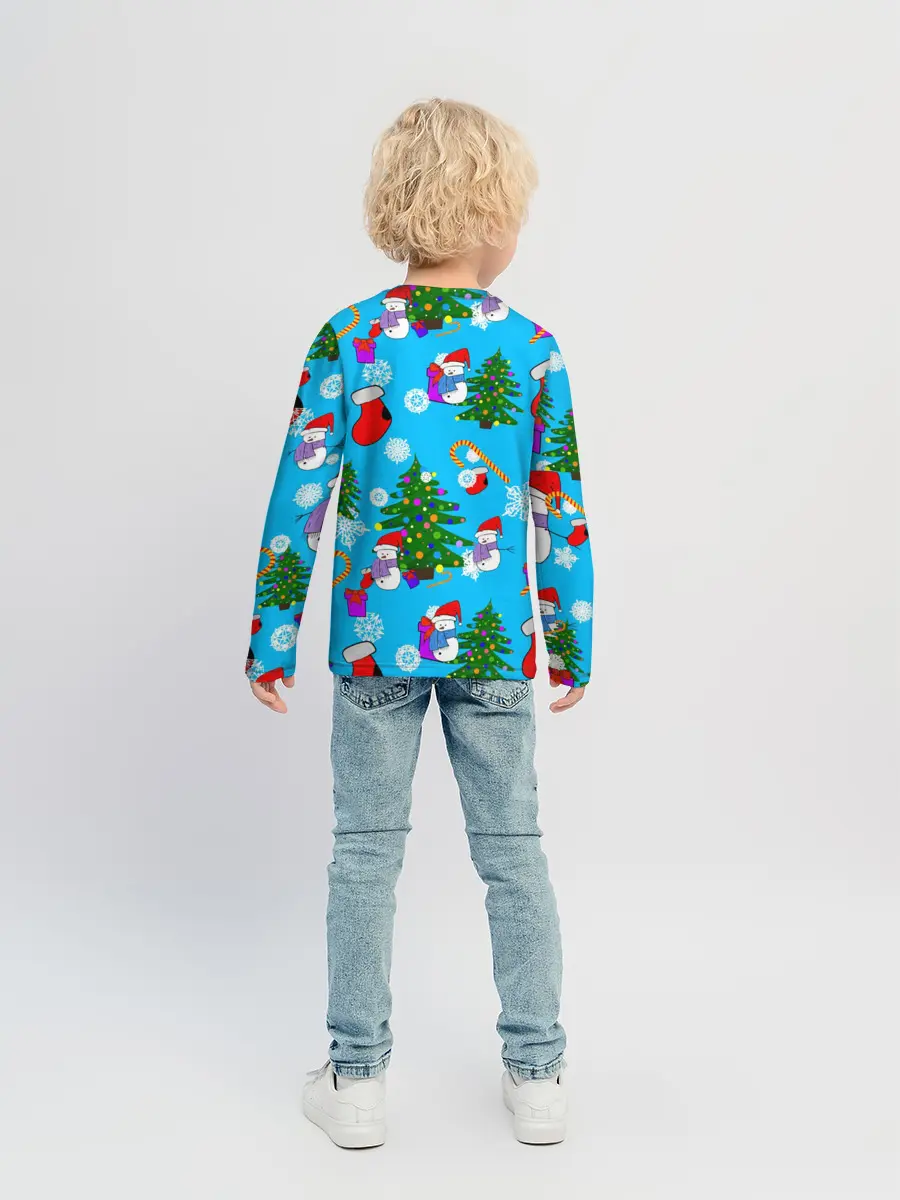 Детский лонгслив / Новый год