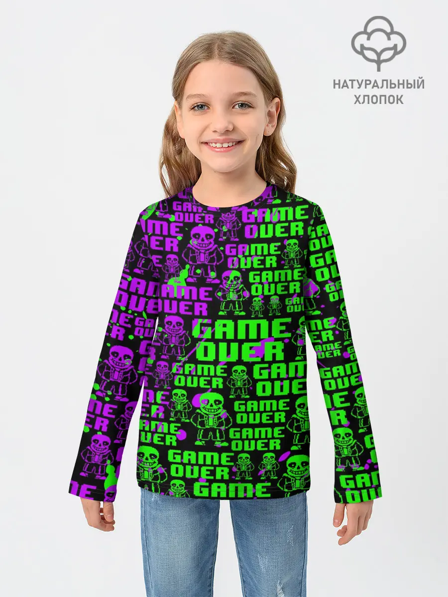 Детский лонгслив / UNDERTALE