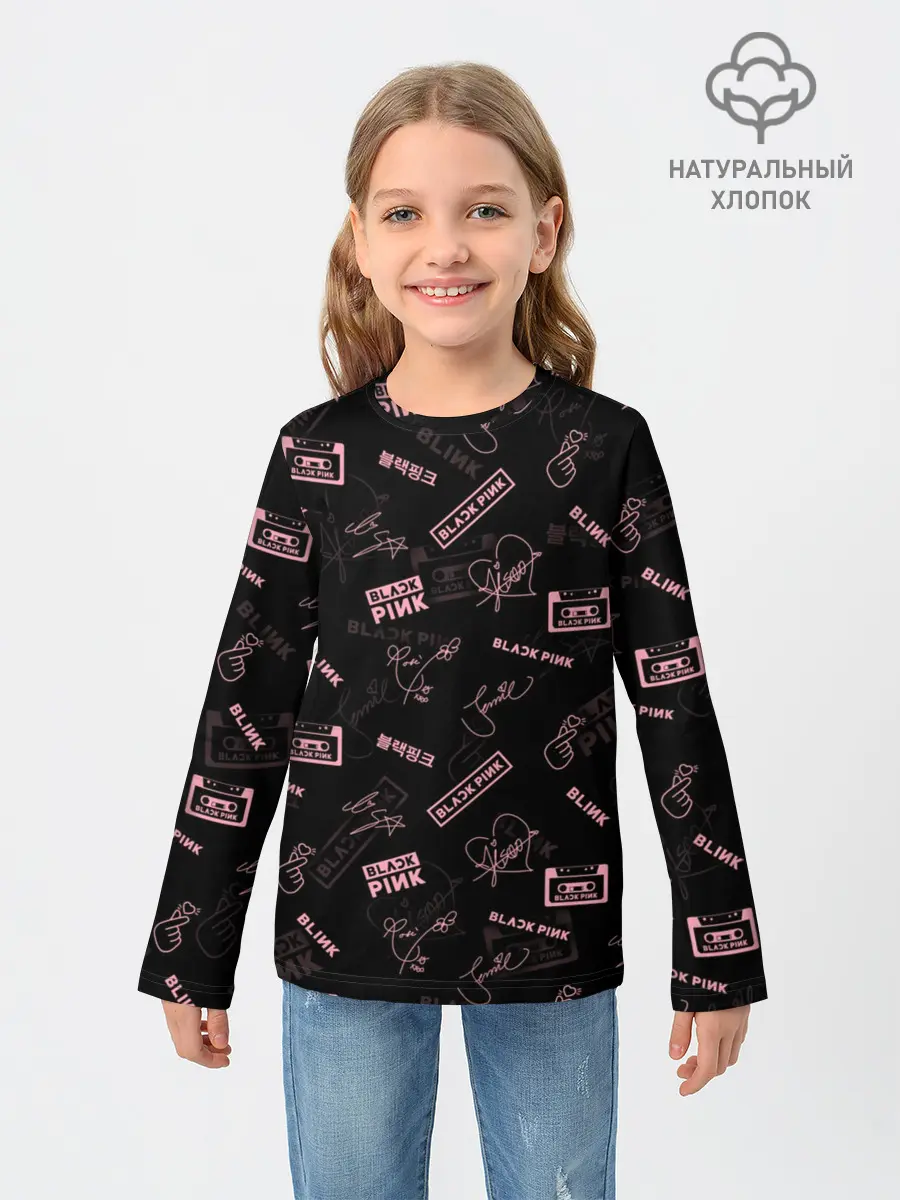 Детский лонгслив / BLACKPINK