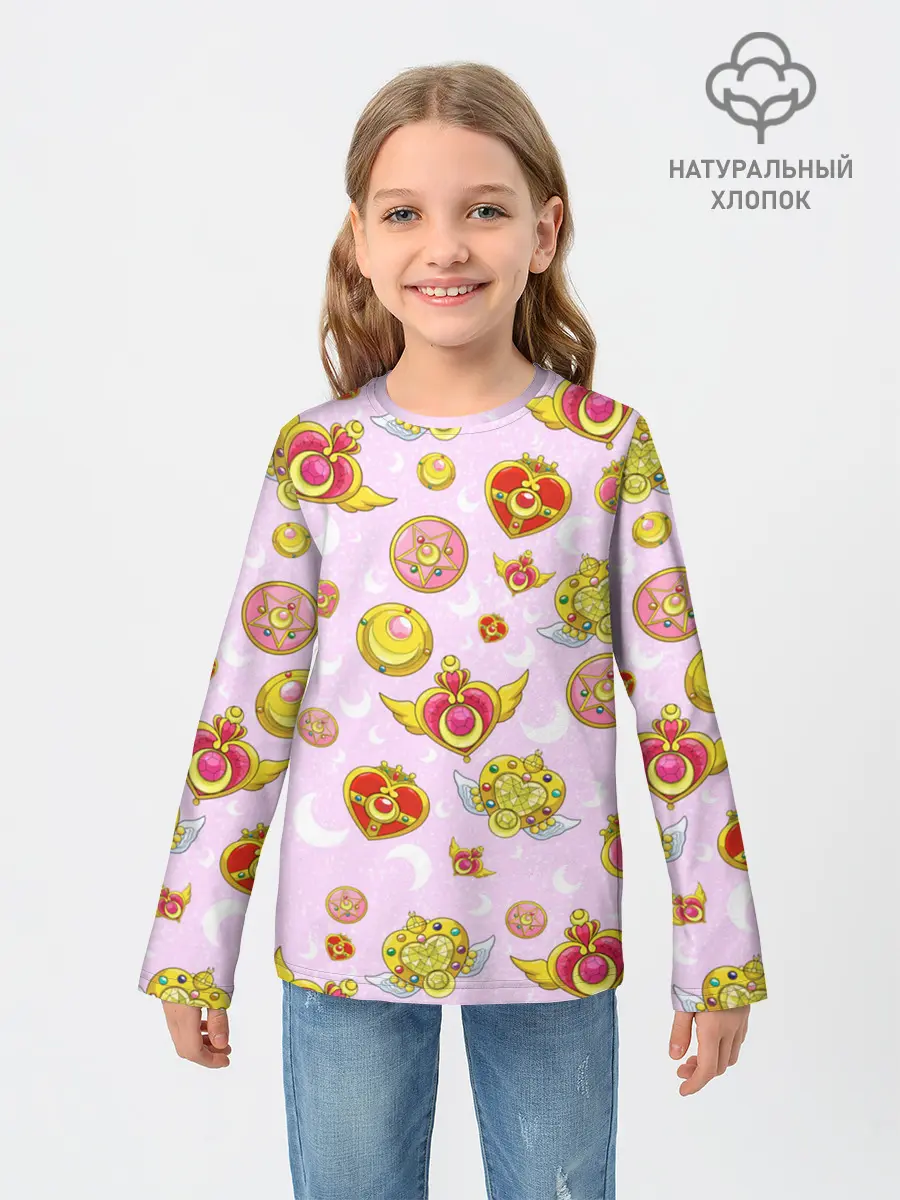 Детский лонгслив / Сейлор Мун