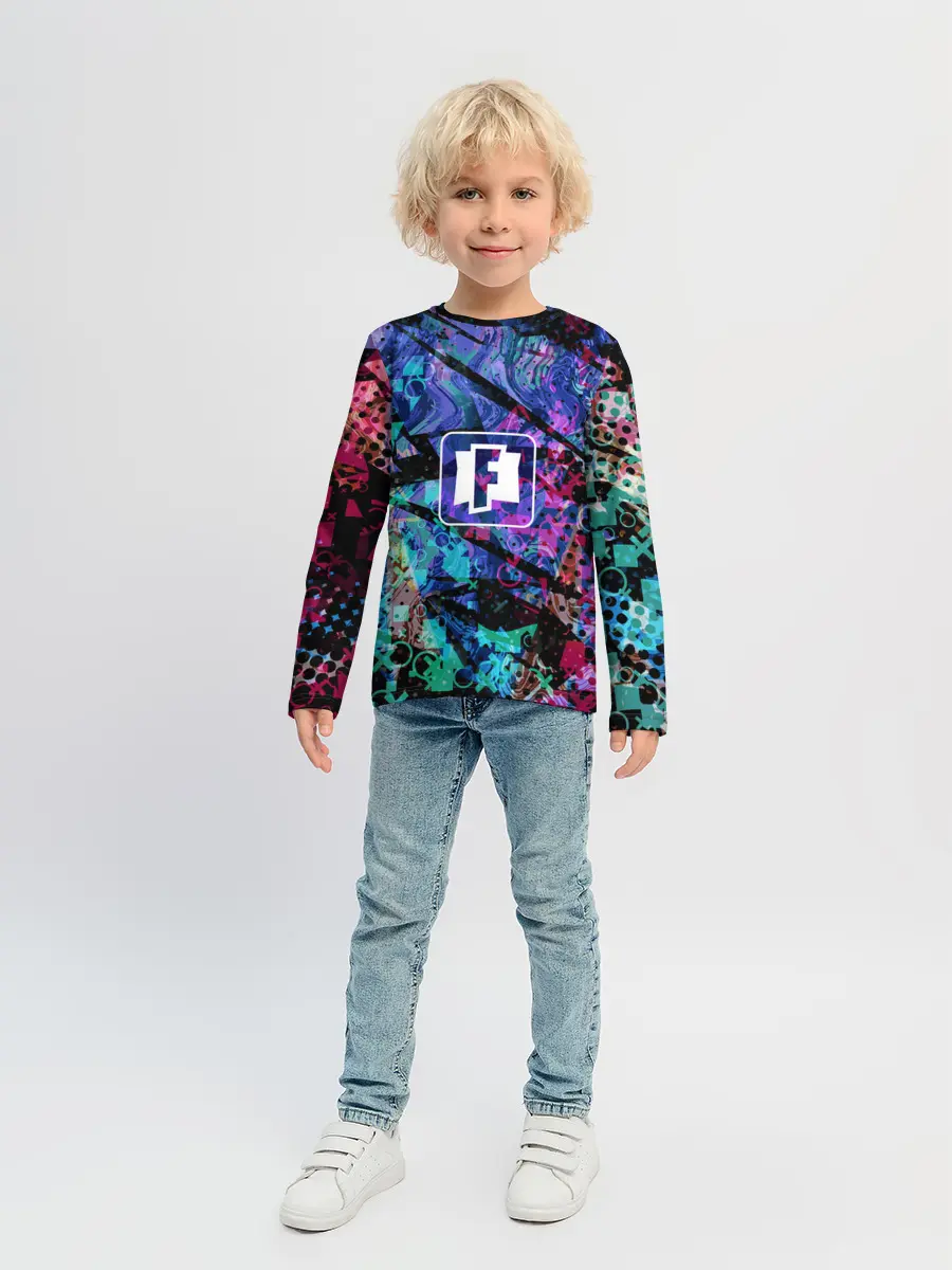 Детский лонгслив / Fortnite