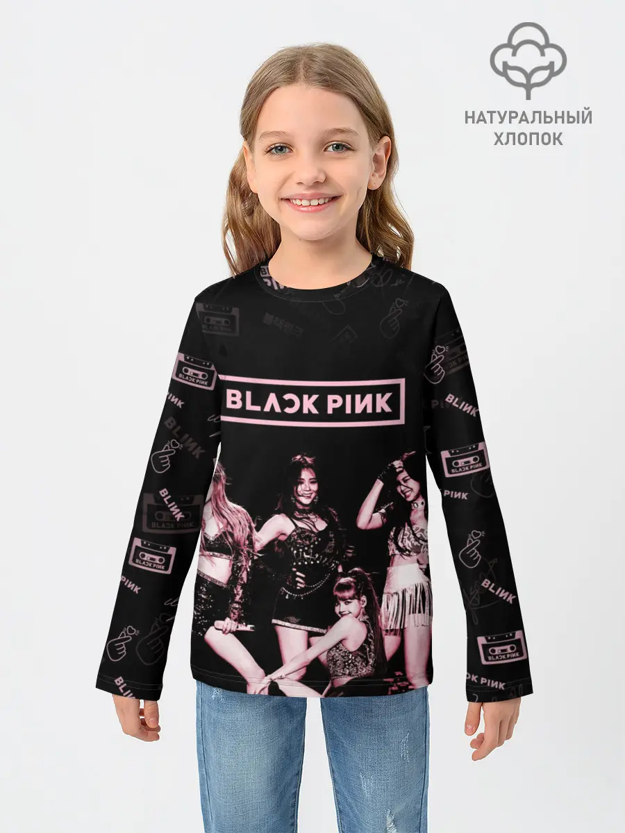 Детский лонгслив / BLACKPINK