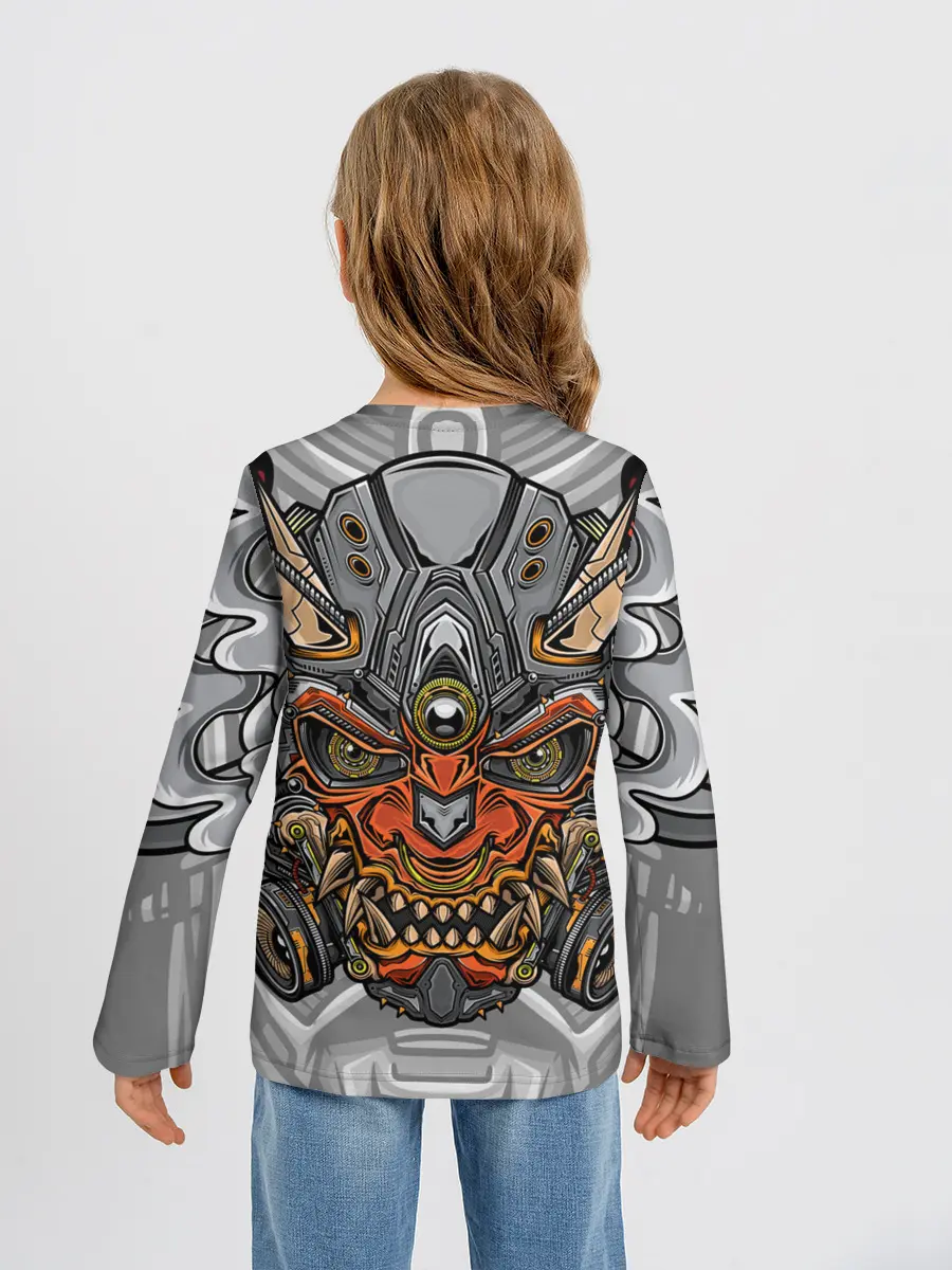 Детский лонгслив / Cyber Samurai
