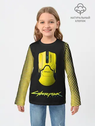 Детский лонгслив / cyberpunk 2077