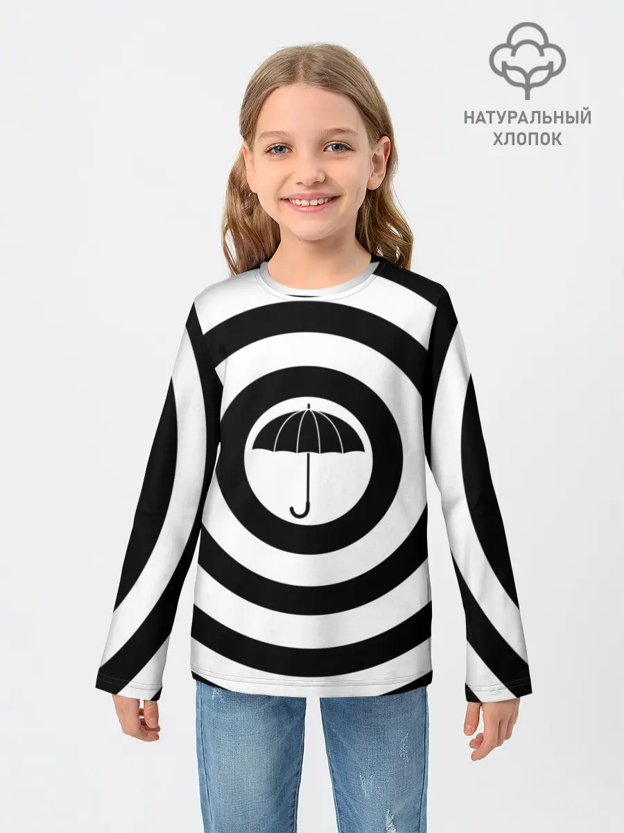 Детский лонгслив / Узор Академия Амбрелла
