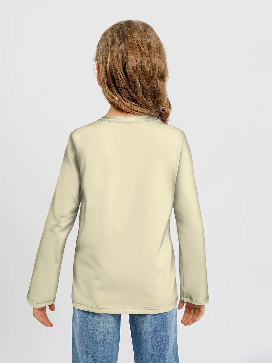 Детский лонгслив / Маска Безликого раскололась