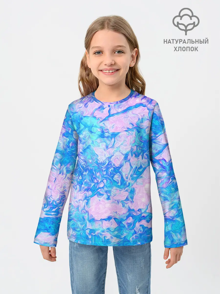 Детский лонгслив / Нежные краски
