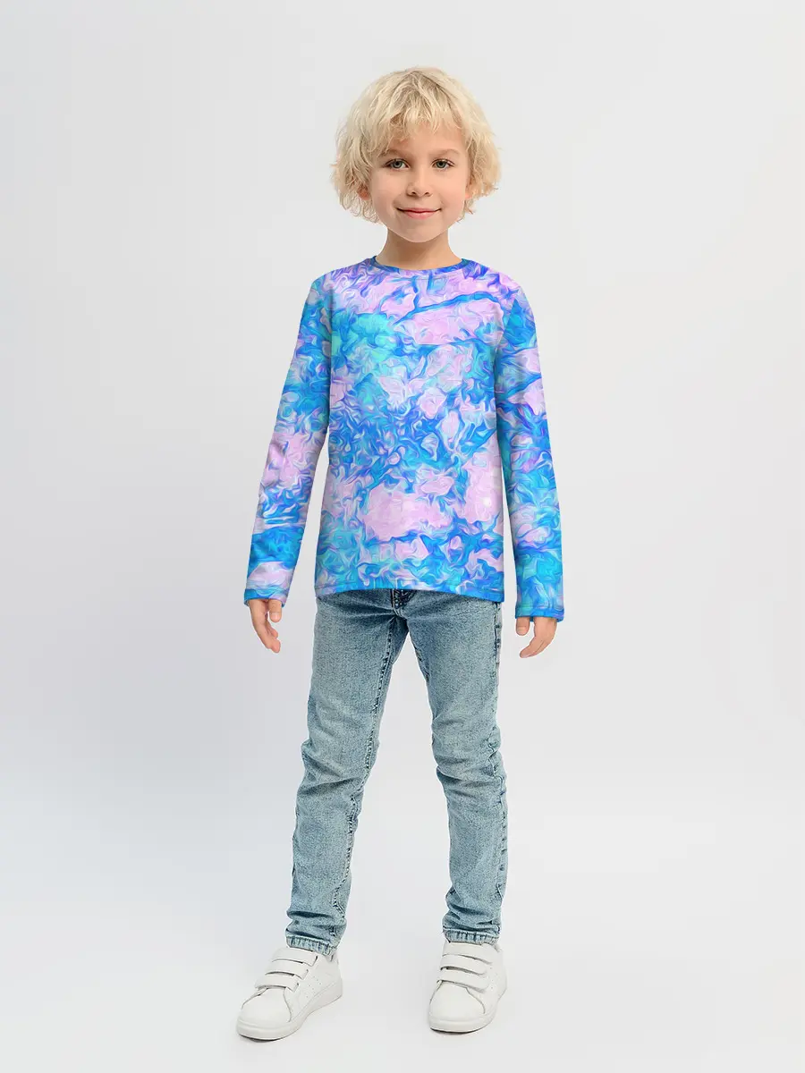 Детский лонгслив / Нежные краски