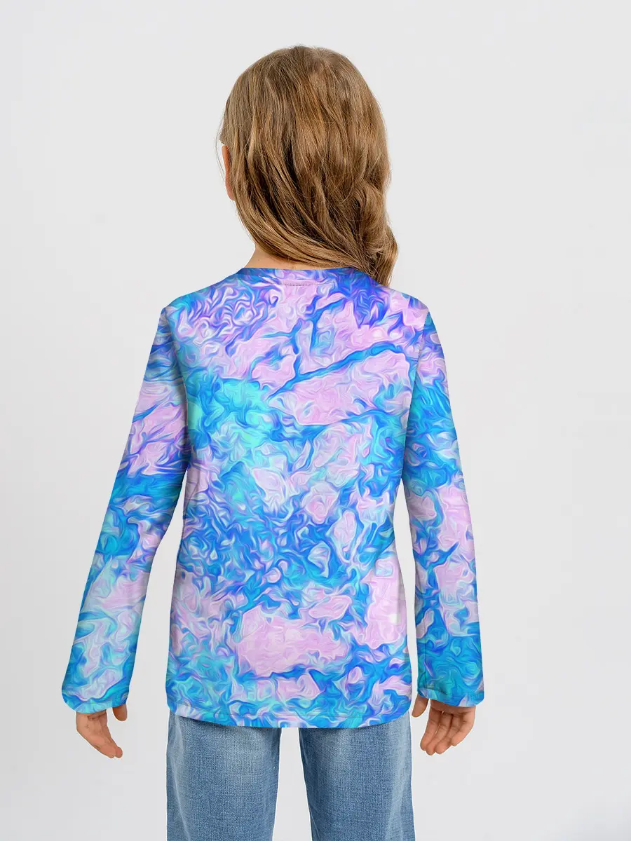 Детский лонгслив / Нежные краски