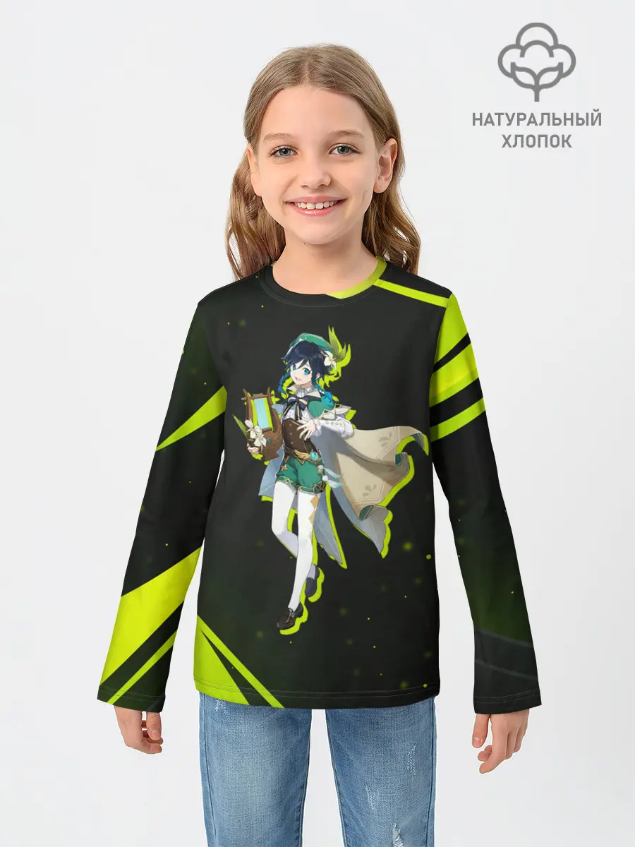 Детский лонгслив / Genshin Impact