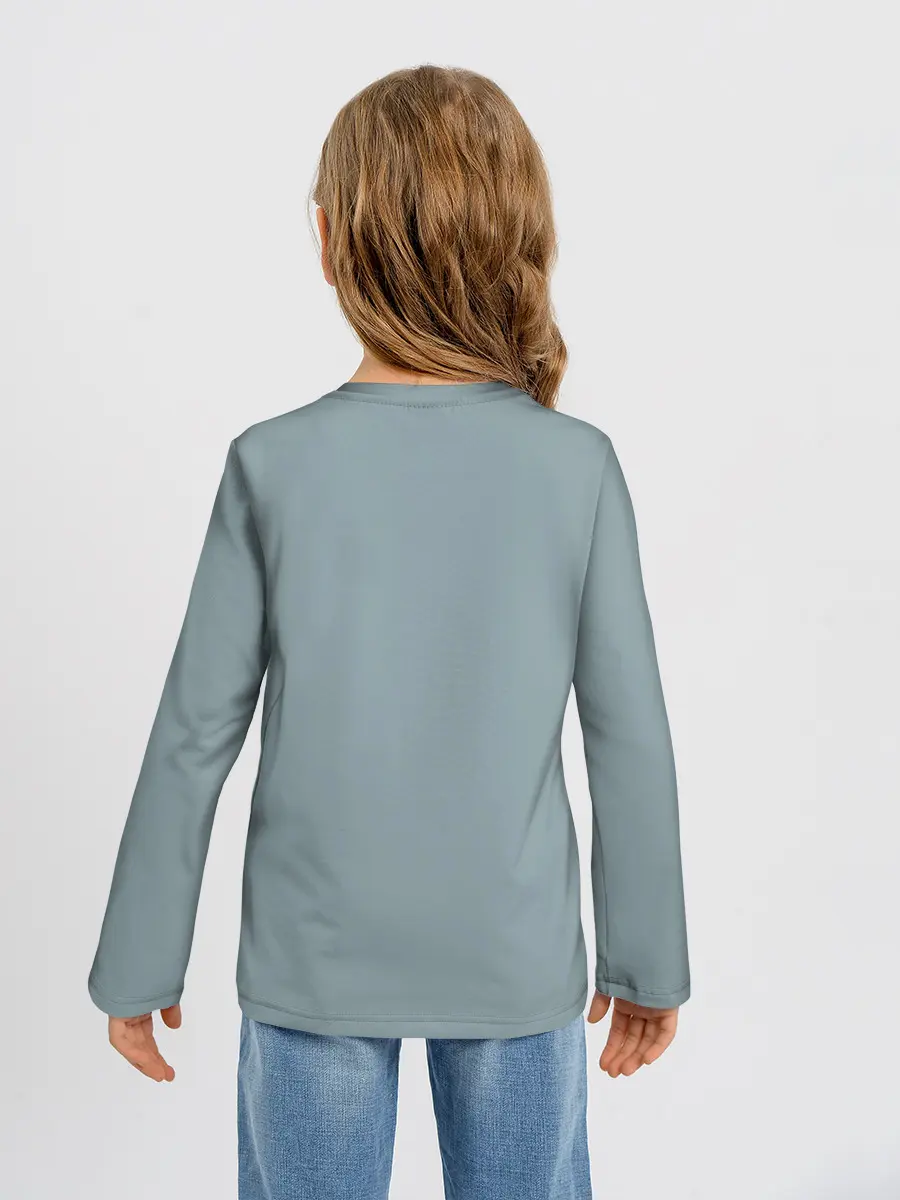 Детский лонгслив / нарисованный конь