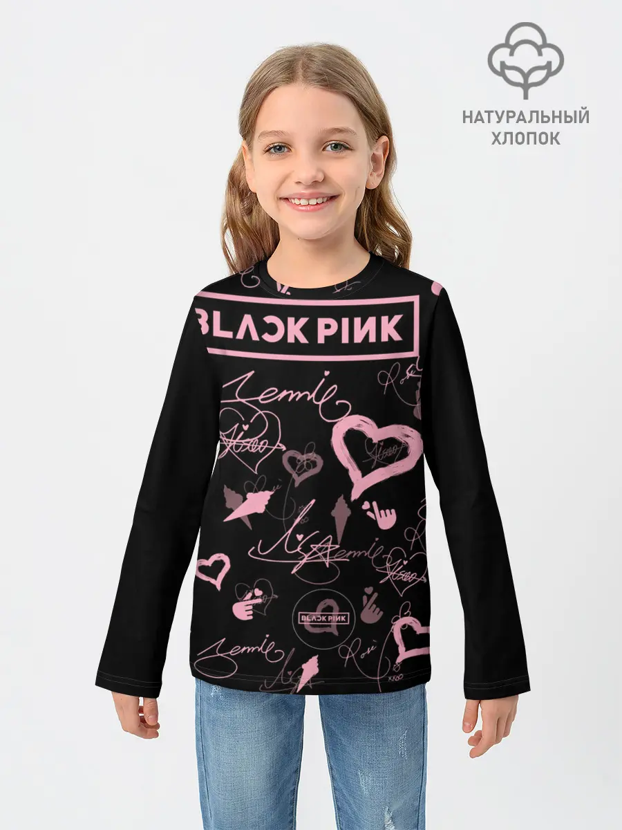 Детский лонгслив / BLACKPINK