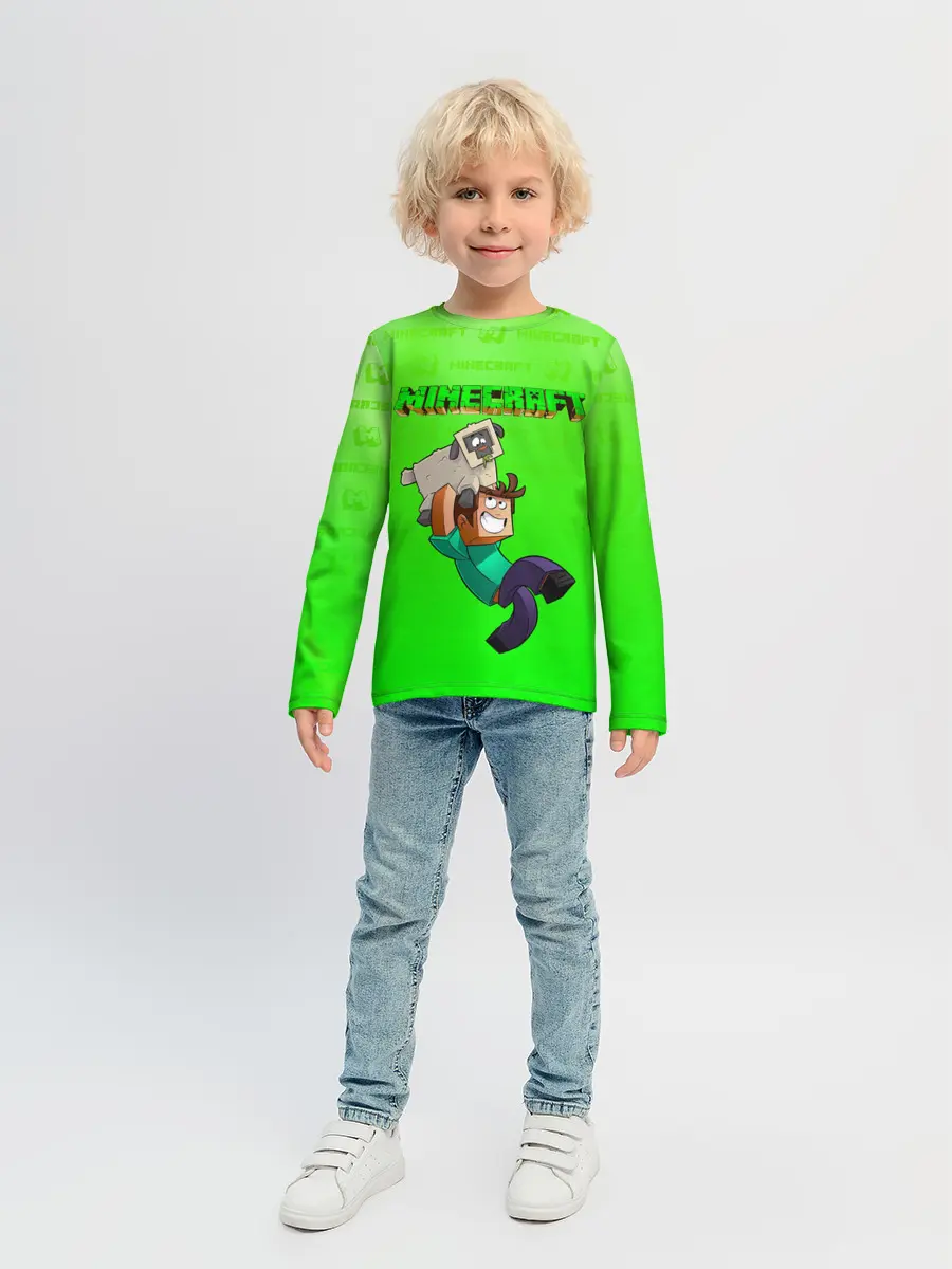 Детский лонгслив / Minecraft