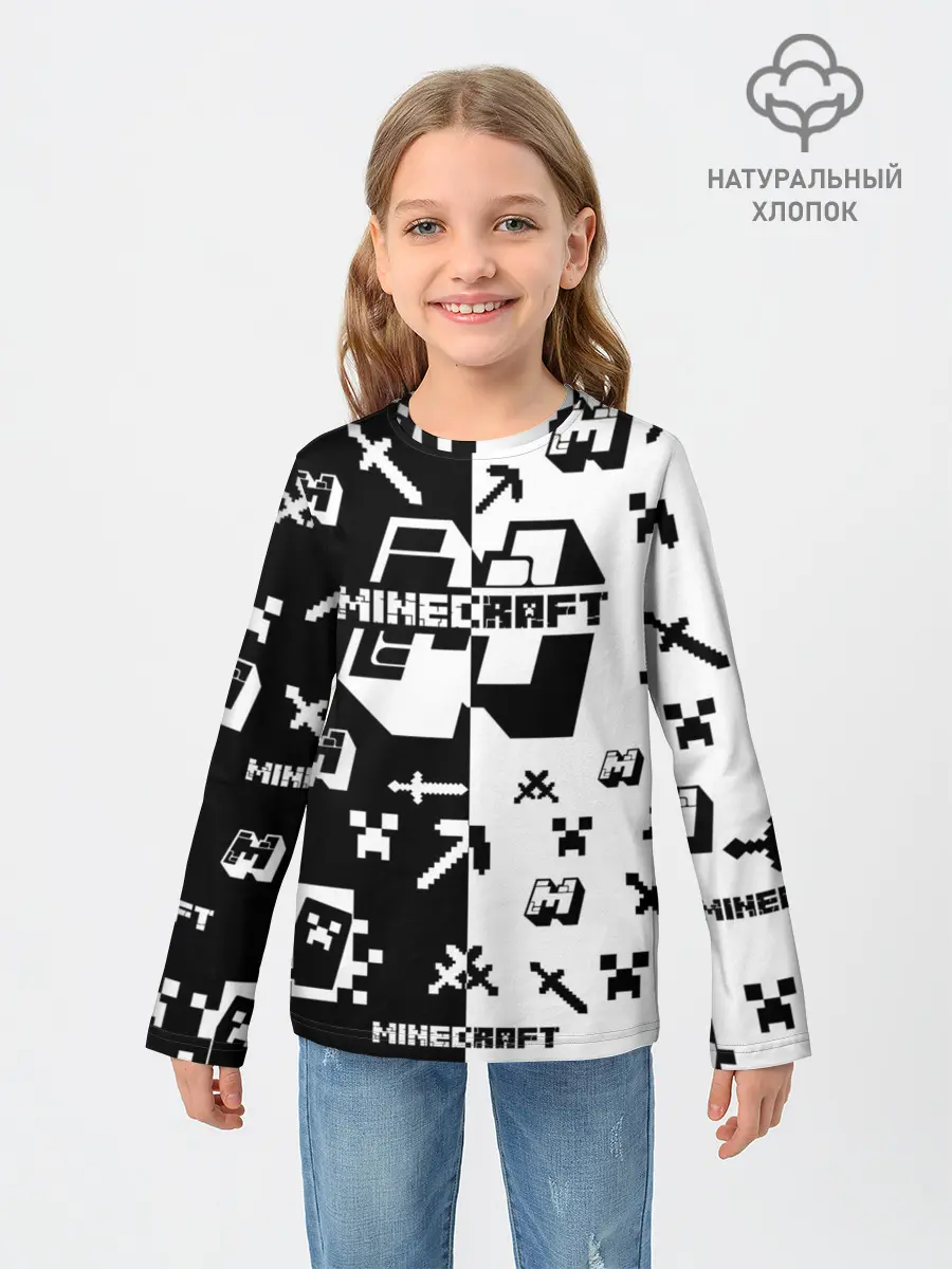 Детский лонгслив / Minecraft
