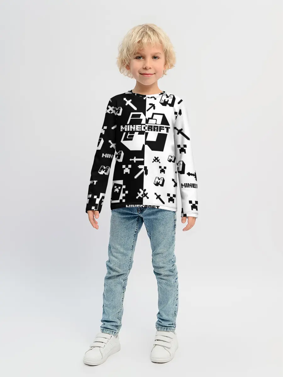 Детский лонгслив / Minecraft
