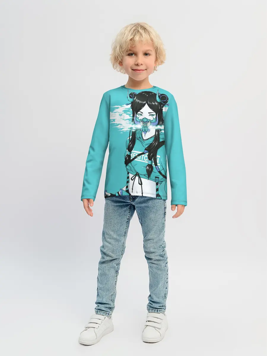 Детский лонгслив / Самурай