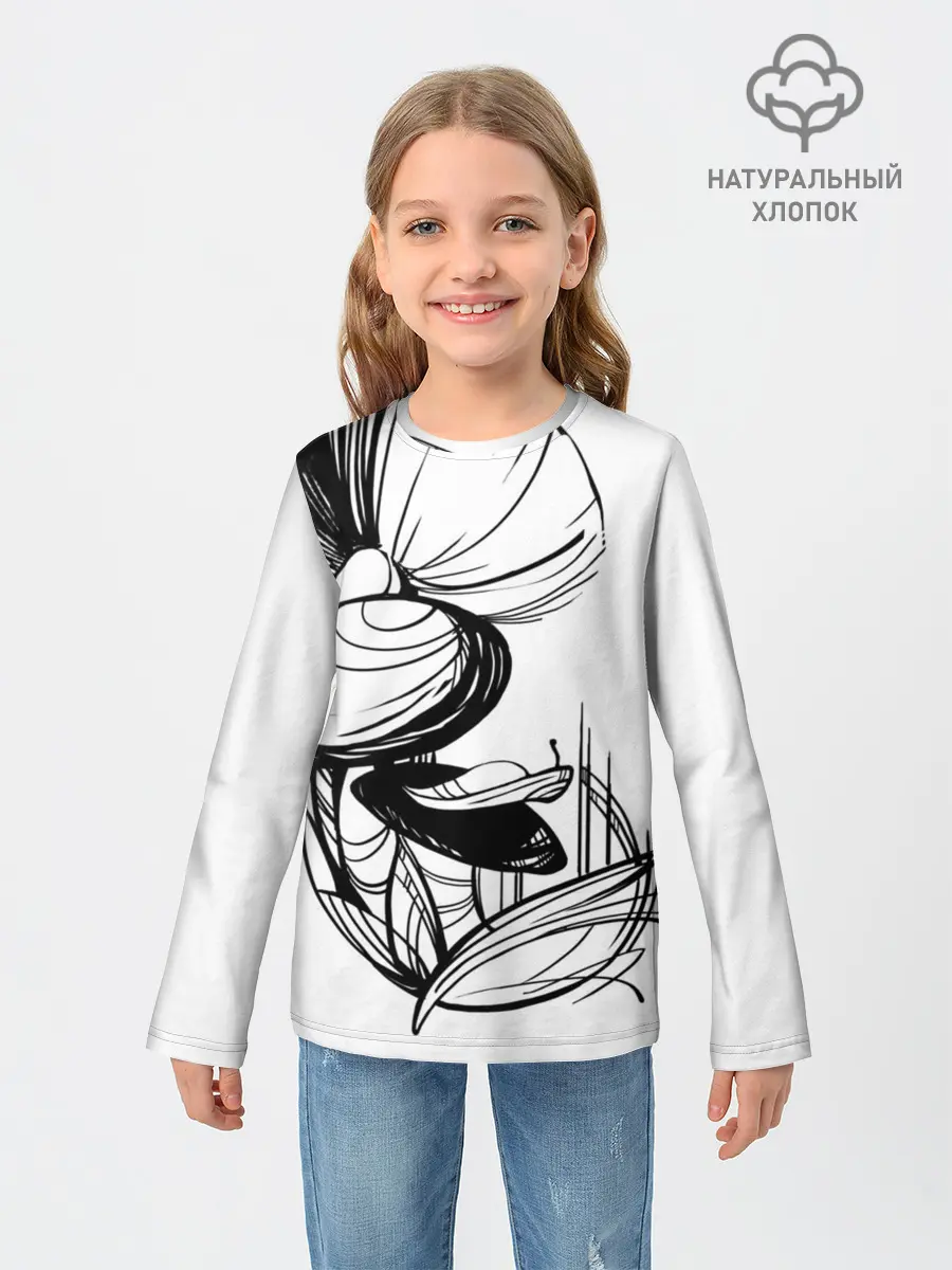 Детский лонгслив / Груздь