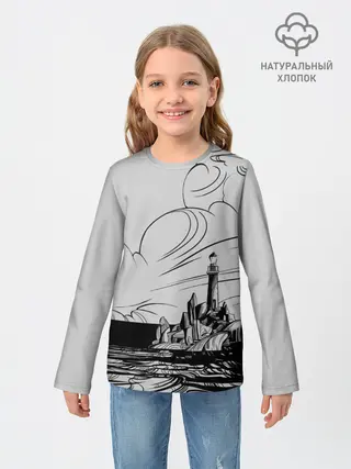 Детский лонгслив / Маяк