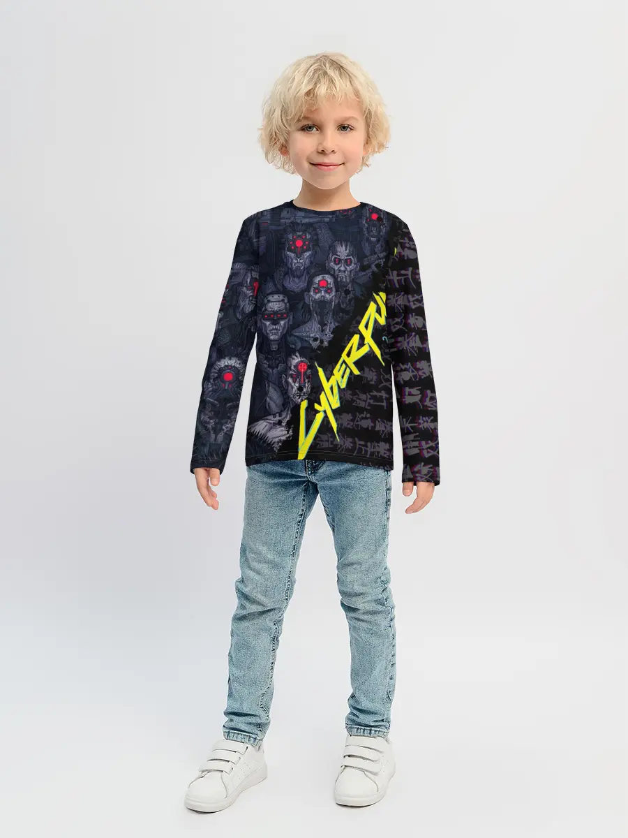 Детский лонгслив / Cyberpunk 2077