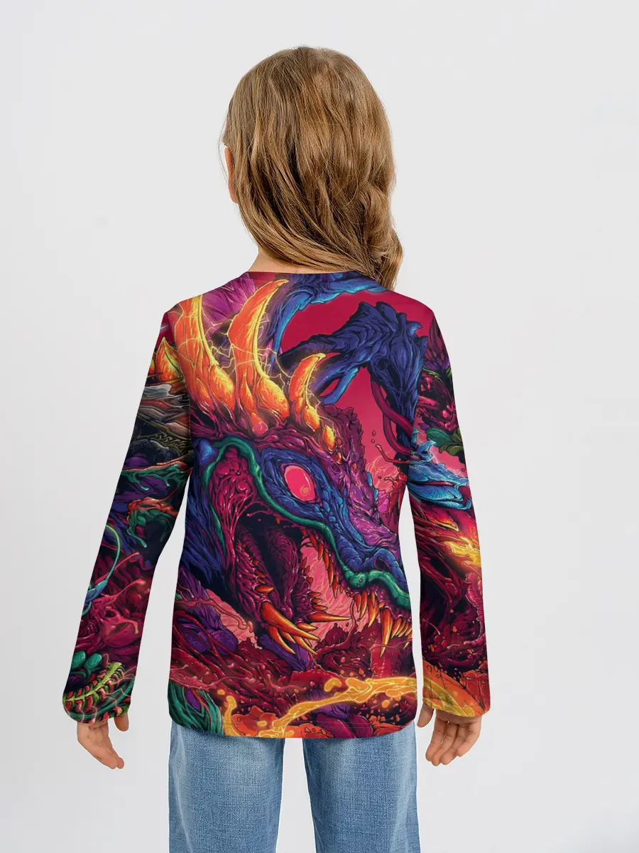 Детский лонгслив / HYPER BEAST | СКОРОСТНОЙ ЗВЕРЬ