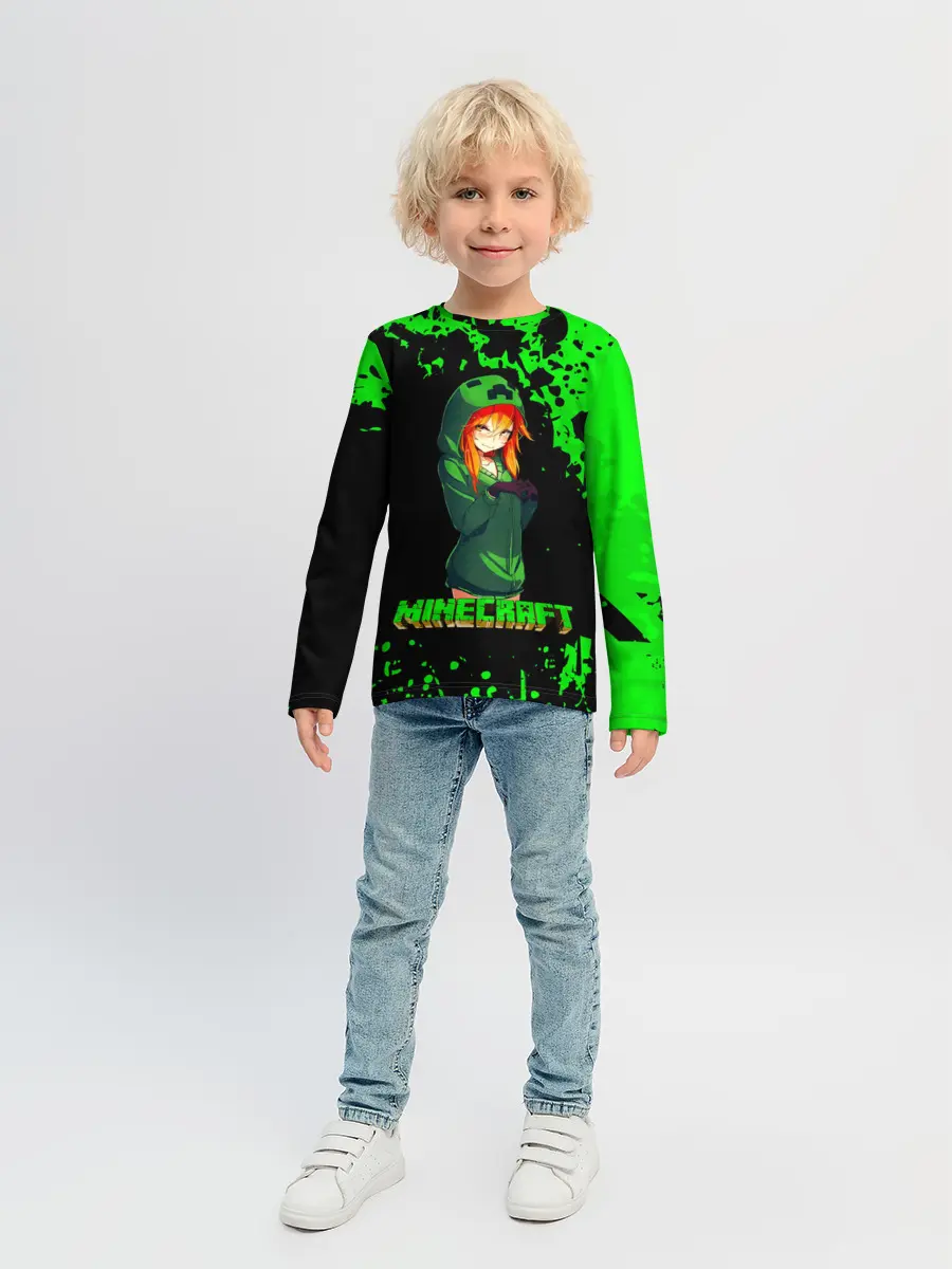 Детский лонгслив / Minecraft