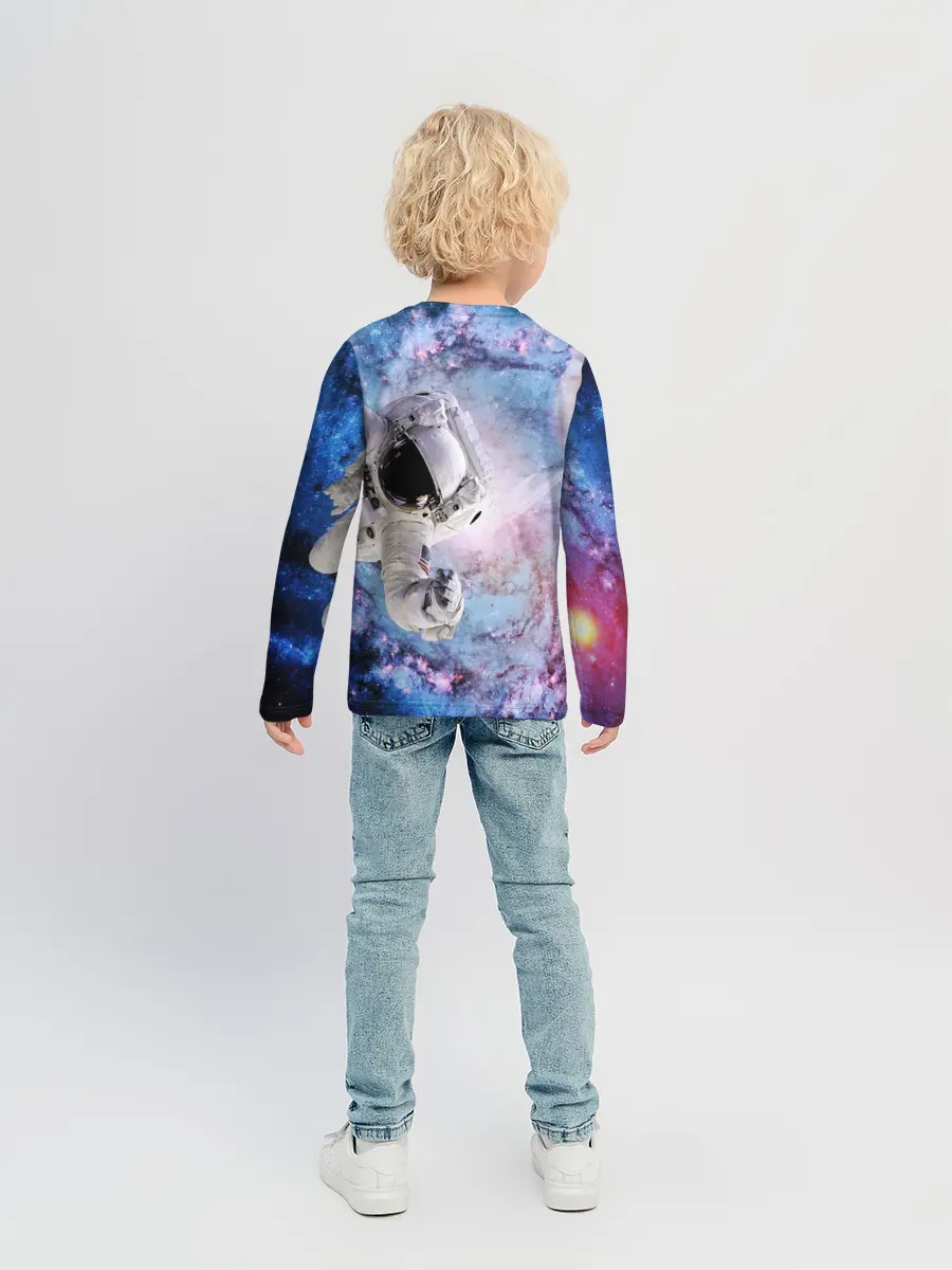 Детский лонгслив / Космонавт