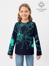Детский лонгслив / Neon Dragon